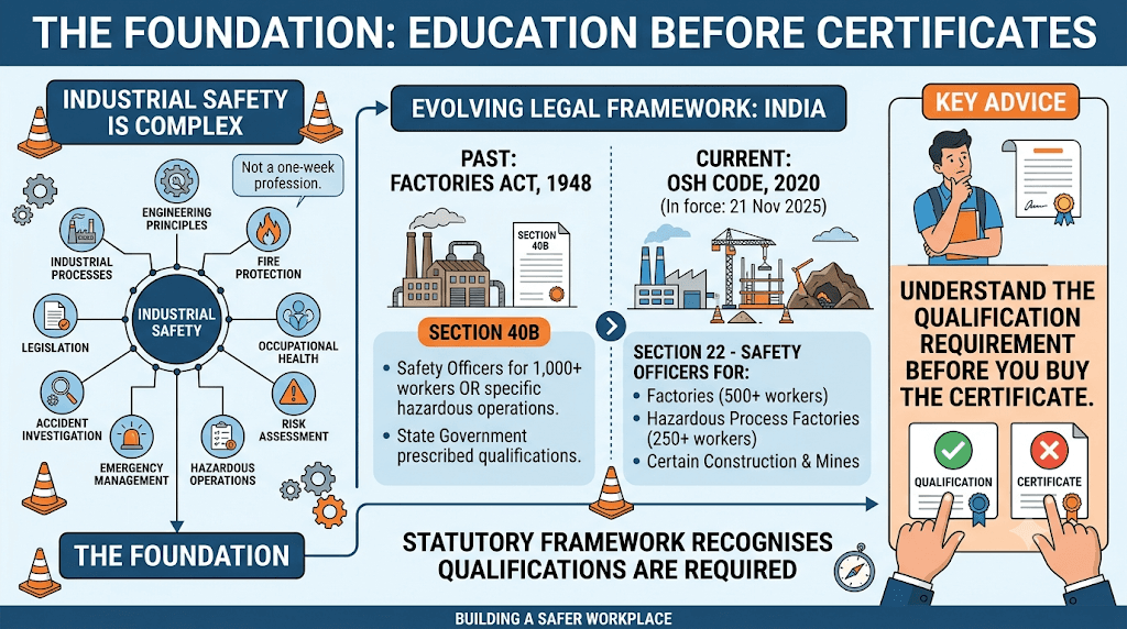 NEBOSH, IOSH vs SBTET ADIS/PDIS: What Every Safety Student in India Must Know Before They Pay