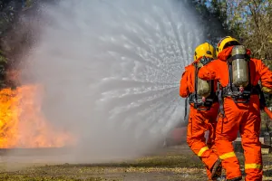NIFS fire and safety course training equipment and safety gear