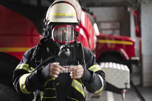 Industrial emergency preparedness drill for workplace fire safety