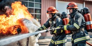 Professional fire fighting training for workplace safety