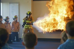 Professional fire fighting training for workplace safety