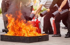 Fire extinguisher training