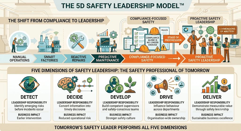 The 5D Safety Leadership Model — Detect, Decide, Develop, Drive, Deliver