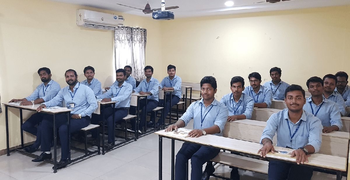 Students in a NIFS India classroom during a safety training session