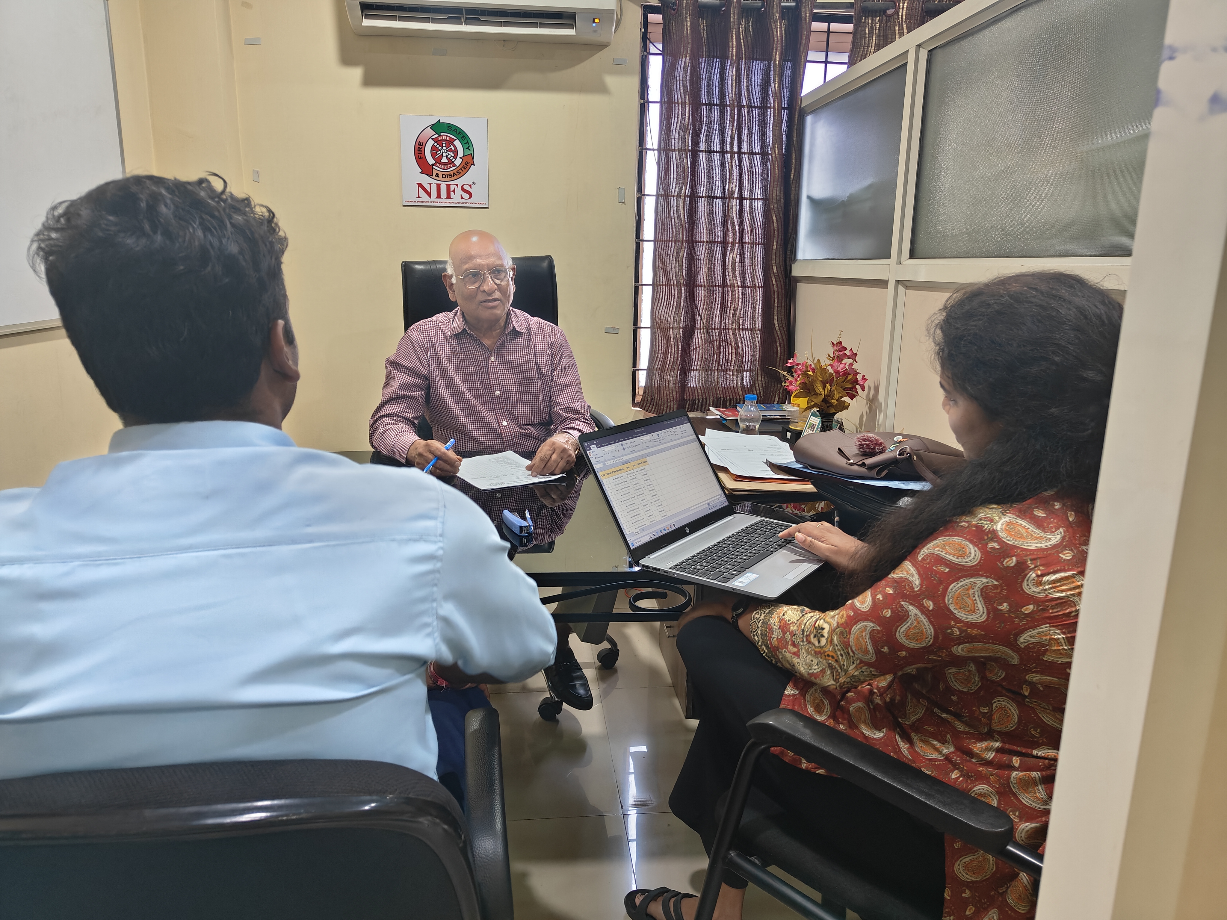 NIFS campus placement drive with industry recruiters