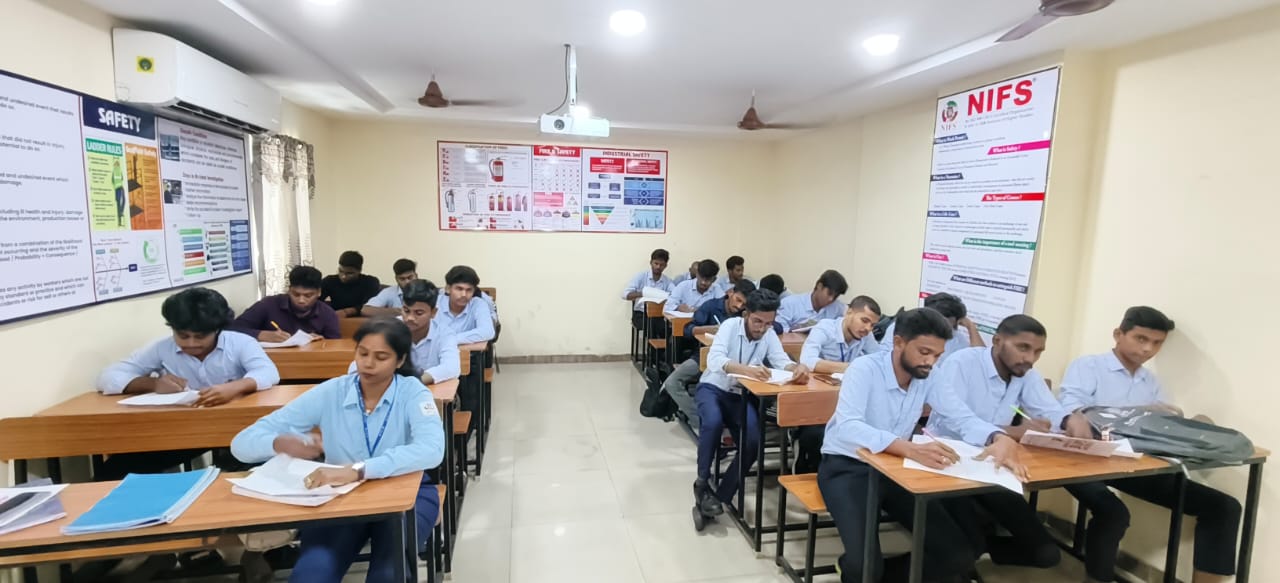 NIFS students during theoretical training