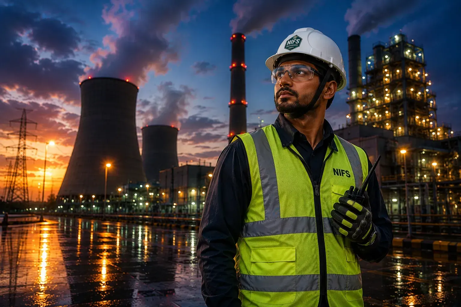 Power plant industrial safety officer
